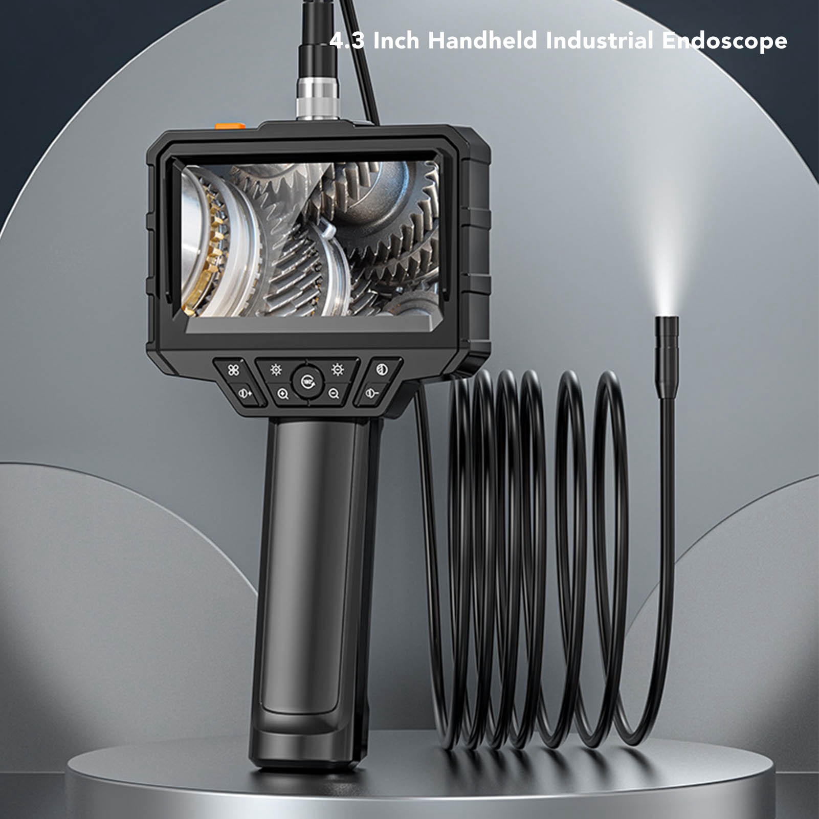 Endoscope Inspection Camera - كاميرا فحص إندوسكوبية بشاشة 4.3 بوصة