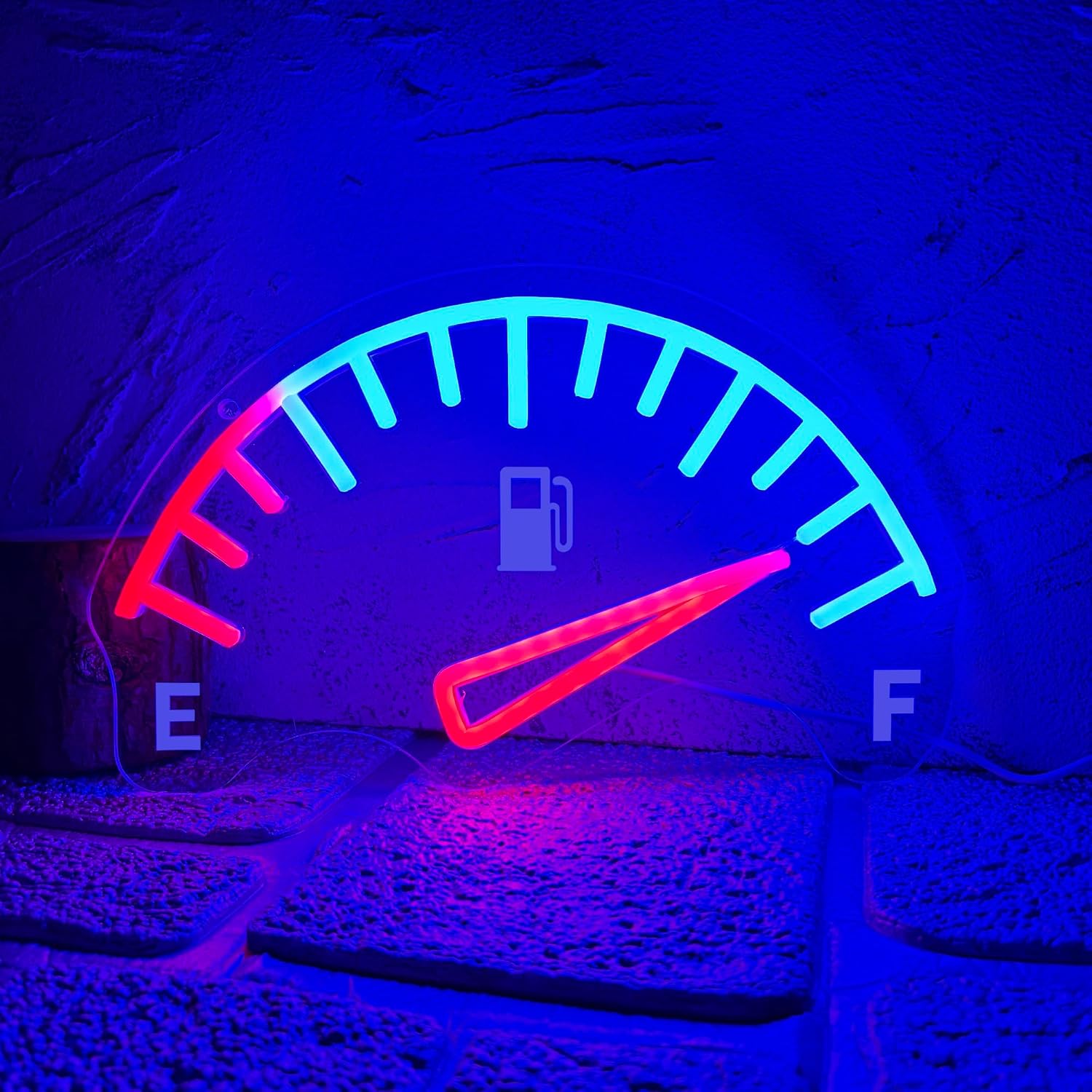 Auto Repair Shop Signs - مقياس وقود السيارة، لوحة إضاءة نيون