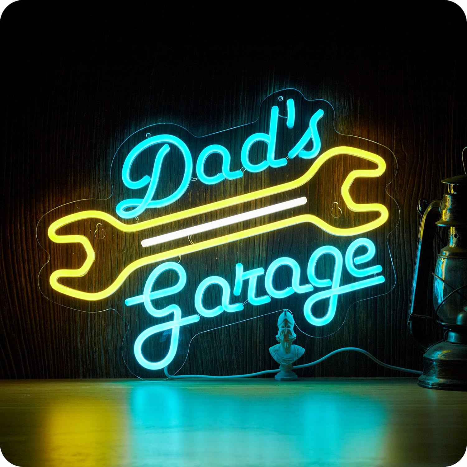 Auto Repair Shop Signs - لافتة نيون للجراج لتزيين الجدران، إضاءة