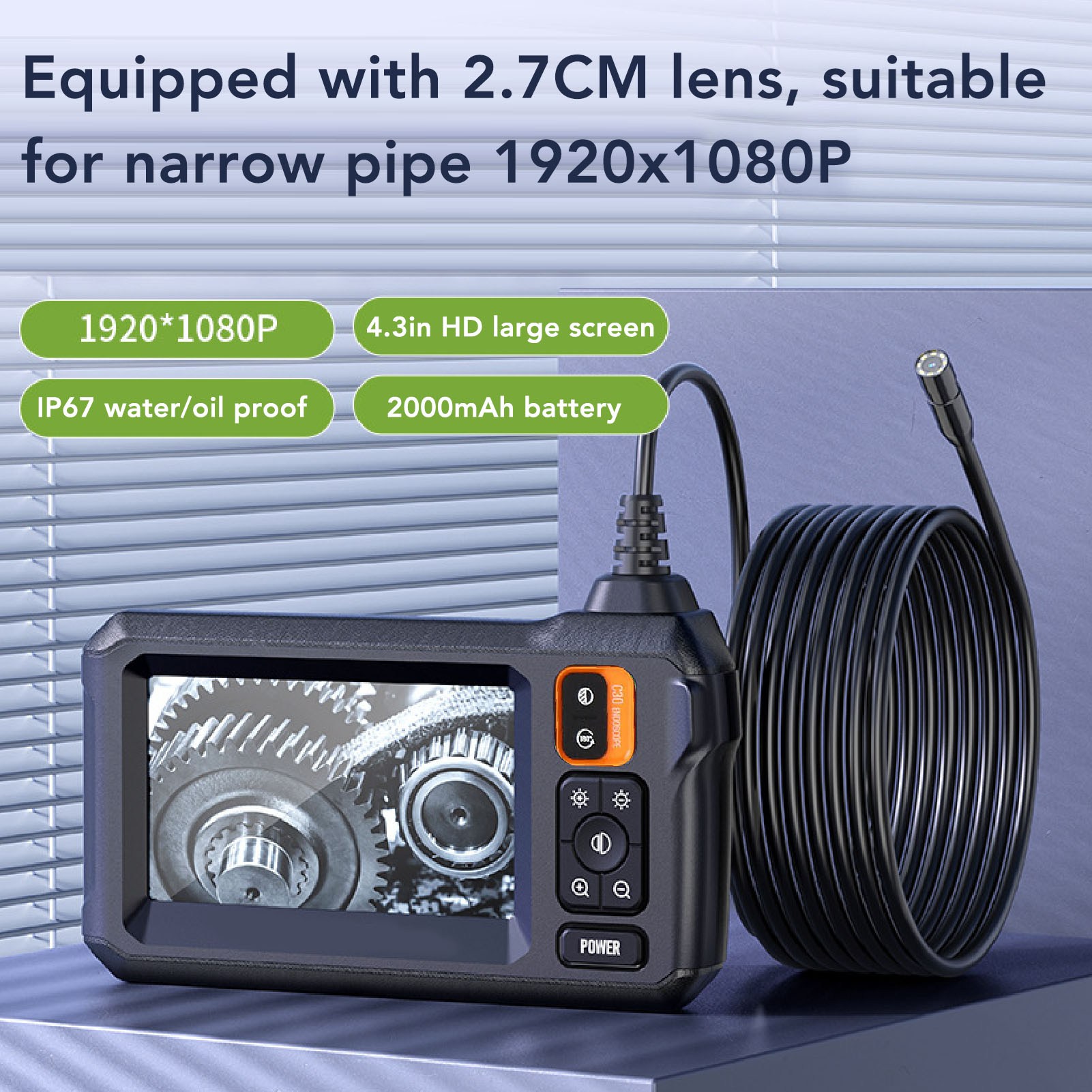 Endoscope Inspection Camera - كاميرا فحص صناعية 1080P HD مع