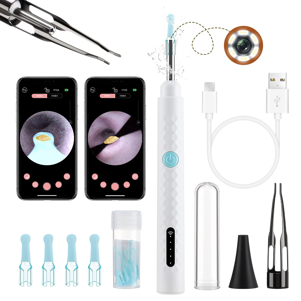 Endoscope Inspection Camera - منظف شمع الأذن البصري الذكي 2