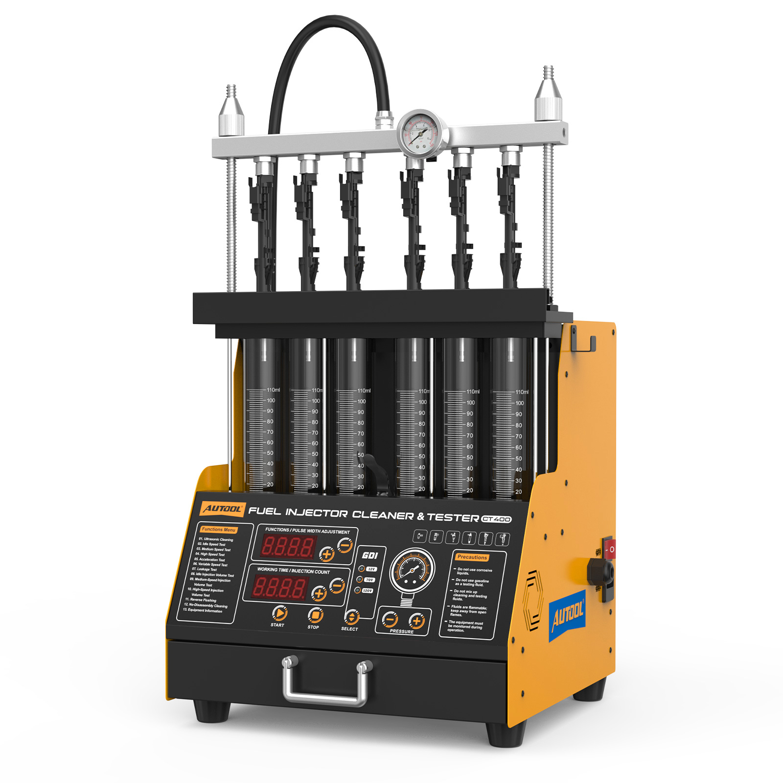 Fuel Injector Tester - AUTOOL CT400 سيارة GDI EFI FEI