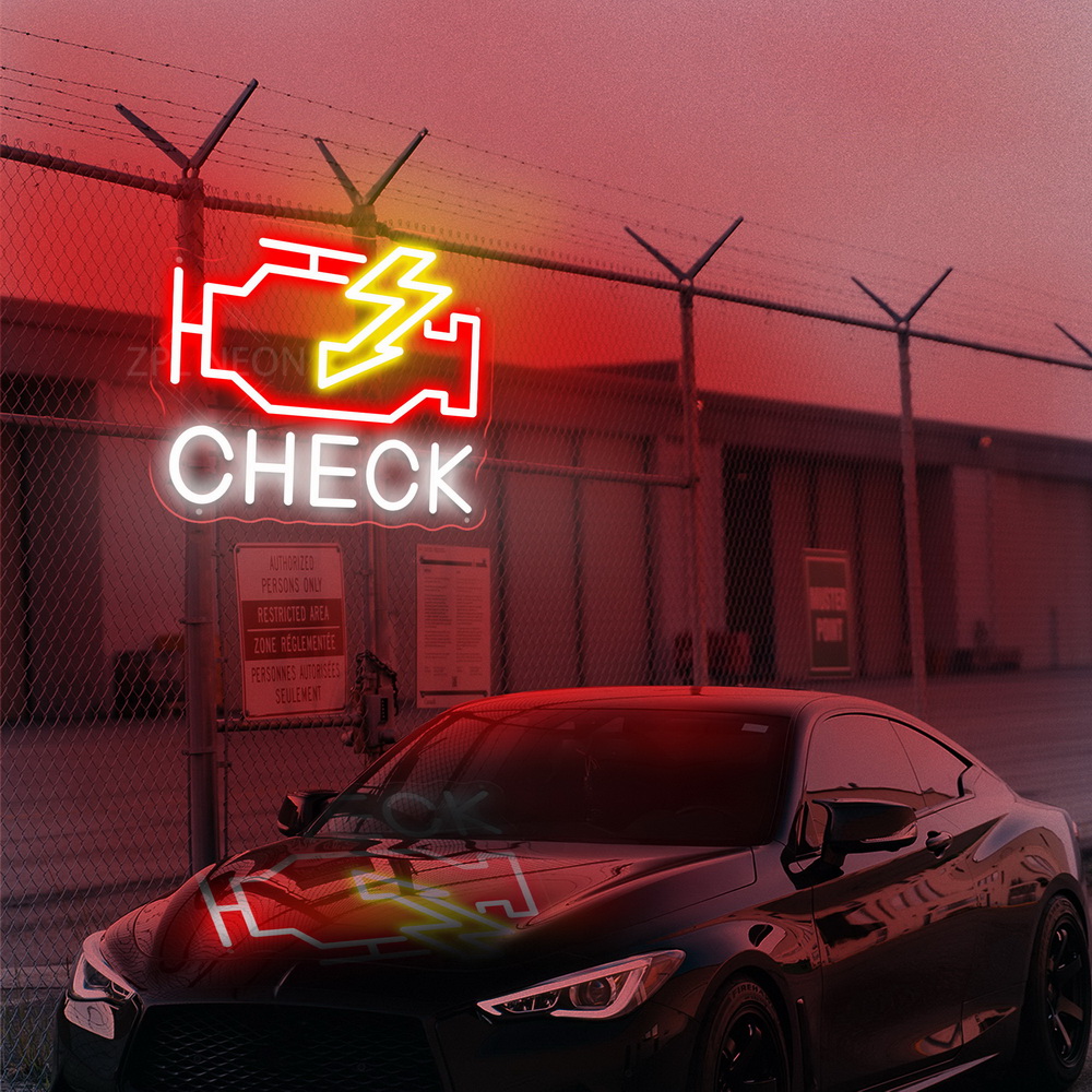 تحقق من المحرك النيون تسجيل أض - مراجعة Auto Repair Shop Signs وسعره