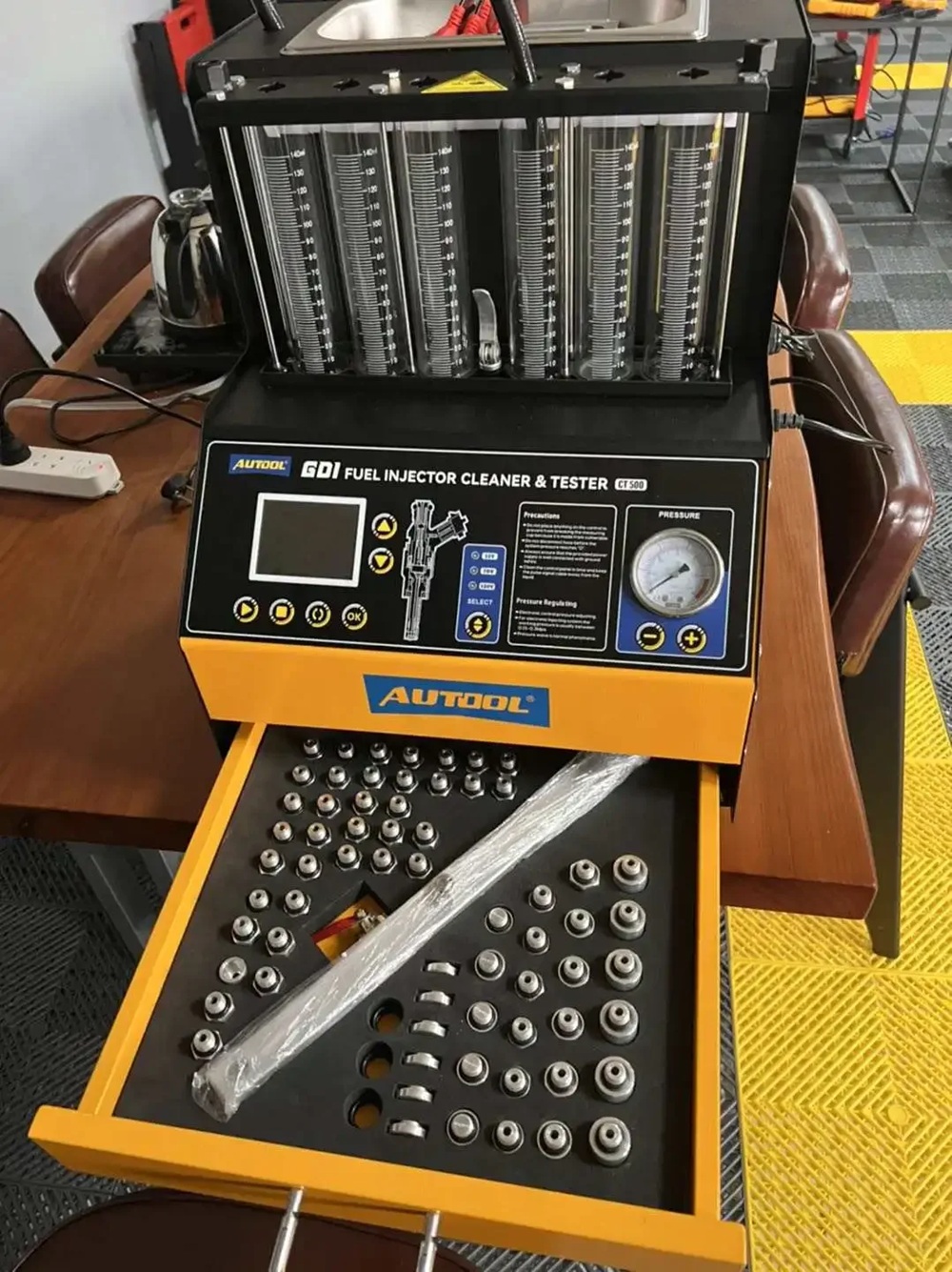 GDI EFI FEI 6-Cylinder 110 فول - مراجعة Fuel Injector Tester وسعره